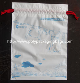 Las bolsas de plástico reciclables preciosas del lazo para los niños juegan/los libros