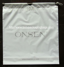 Bolso impermeable blanco de las bolsas de plástico de lazo de la capa doble para Iphone