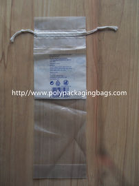 Las bolsas de plástico del lazo del claro del LDPE con la perforación para los cojines de la algodón