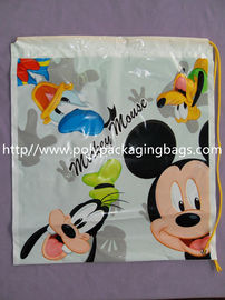 Bolsos plásticos impresos ODM de la mochila del lazo del OEM para el empaquetado del regalo