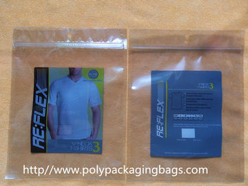 Empaquetado estático anti de los bolsos Ziplock claros que se puede volver a sellar personalizado