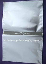 La bolsa de plástico auta-adhesivo de aluminio del bolso de plata del papel con el sello adhesivo