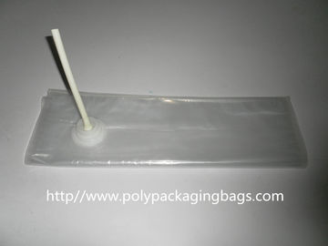 La bolsa de plástico transparente del OEM en la caja que empaqueta con el canalón para el gel