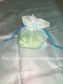 Las bolsas de plástico plegables impresas aduana del lazo para el regalo del caramelo