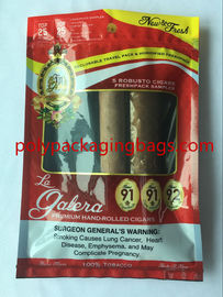 Los bolsos del cigarro profesional profesional de la fábrica de China y las cajas de presentación hidratantes del cigarro OPP/PE laminaron