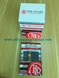 OPP/PE laminó bolsos del Humidor del cigarro con la caja de presentación