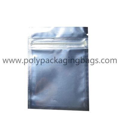 Bolso impermeable de la cerradura de la cremallera del papel de aluminio de Customed para los bocados