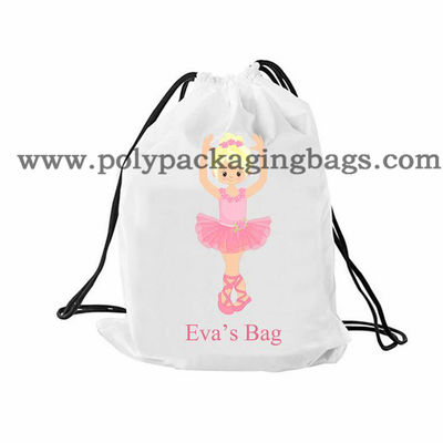 Las bolsas de plástico plásticas biodegradables de la mochila del lazo del CPE PE