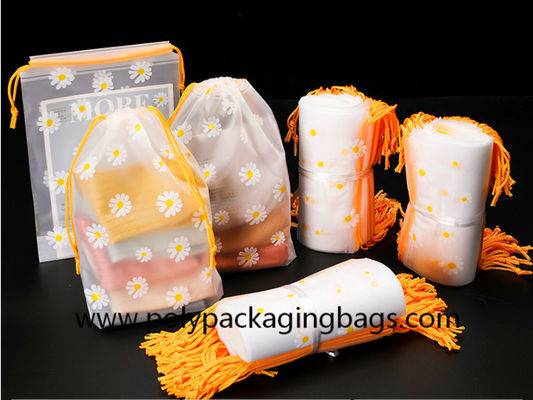 Fotograbado de 2 colores que imprime la bolsa de empaquetado helada del viaje del lazo de los bolsos del lazo del CPE