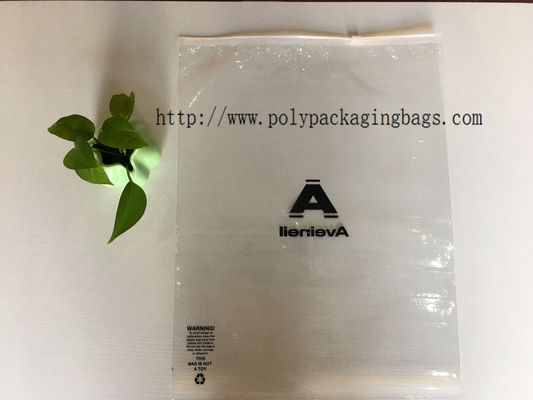 La bolsa de plástico transparente de aislamiento Ziplock de 0.09m m PE