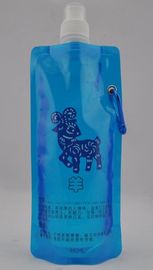 El bolso de la botella de agua de 16 onzas se levanta la bolsa con el canalón en el ANIMAL DOMÉSTICO/el nilón/LDPE