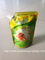Las bolsas echadas en chorro laminadas que empaquetan los bolsos polivinílicos para la leche de soja se levantan la bolsa del canalón
