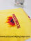 Los bolsos de lazo promocionales de la malla de nylon impermeable amarilla/personalizaron bolsos de lazo