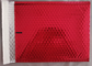 Bolso brillante rojo Logo Customized Dimension Tolerance ±0.2 del correo de la burbuja