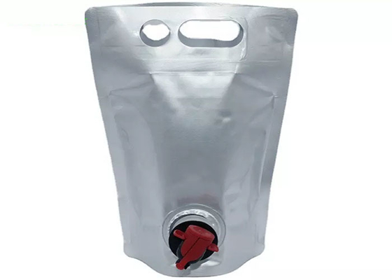 El papel de aluminio se levanta la bolsa con el canalón 1l 2l 3l 5l Olive Oil Coffee Wine Beverage