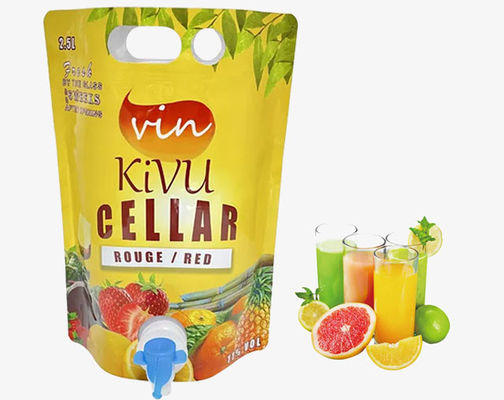 PET AL NY PE o material personalizado Bolso de pie con boquilla de válvula de mariposa adecuado para embalaje de bebidas y alimentos