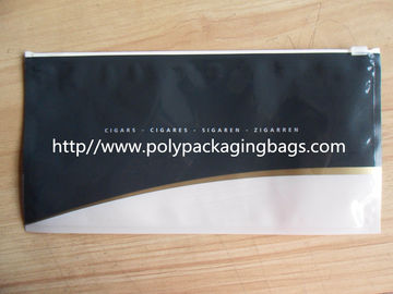 las bolsas de plástico impresas coloridas largas de la cremallera de los 25cm con el resbalador para los cigarros de Boveda