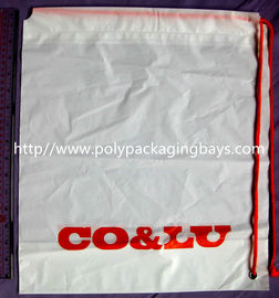 Mochila plástica del totalizador del hombro de las compras de la mochila del lazo personalizado del CPE/del LDPE