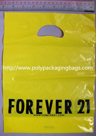 Impresión simple/manija respetuosa del medio ambiente del corte para comprar las bolsas de plástico