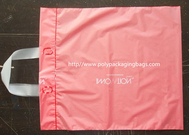 La suspensión plástica del escudete lateral rosado empaqueta de gran tamaño para el regalo/las compras