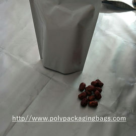 Empaquetado plateado uno mismo del té de los frutos secos de la comida de los bolsos del Ziplock del papel de aluminio de Yin y de Yang
