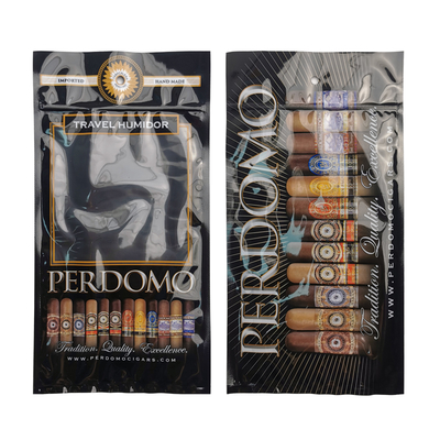 Bolsa de embalaje para cigarros con humedad, personalizada, con cierre Ziplock, de una sola bolsa, con impresión personalizada, bolsa hidratante para cigarros