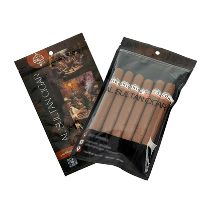 Bolsa de humedad para cigarros reutilizable, duradera y personalizada con cremallera, producto de embalaje e impresión de nueva generación para cigarros