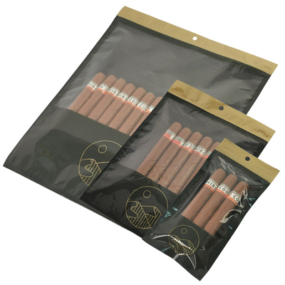 Bolsas de humidor de cigarrillos con cerradura por cremallera de impresión personalizada Bolsas de embalaje de cigarrillos humedecidos con sistema de hidratación para accesorios de cigarrillos