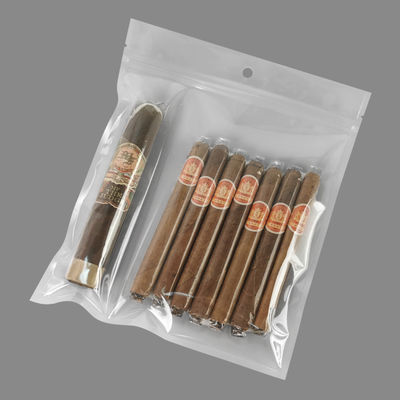 Bolsas de plástico humidor a prueba de humedad de nuevo diseño con cremallera Frescura que preserva la humedad Almacenamiento de cigarros con ranura separada