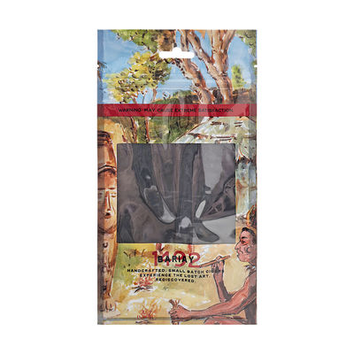Logo Custom Cigar Humidifier Pouch con la ventana/el Ziplock/Hang Hole claros