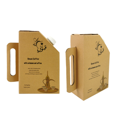 1L / 2L / 3L / 5L bolso de bebida desechable de mango bolso de café bib en caja de vino con válvula