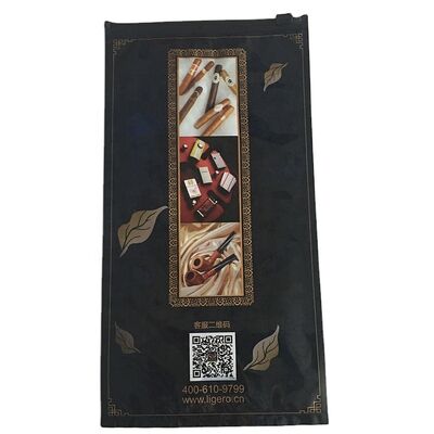 Bolsas para humidor de cigarros de material laminado OPP LDPE diseñadas para contener 5 cigarros, perfectas para mantener niveles óptimos de humedad