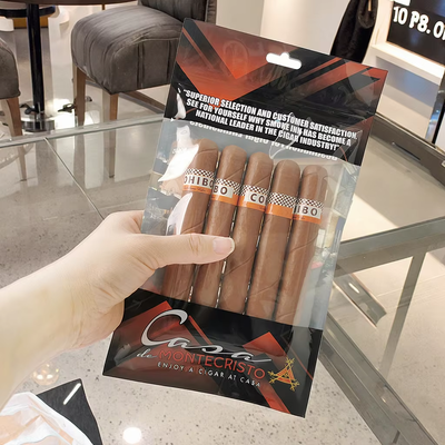 0.09mm Materiales Bolsas de humidor de cigarros con hojas de humedad internas Opciones de color personalizadas diseñadas para la preservación de cigarros
