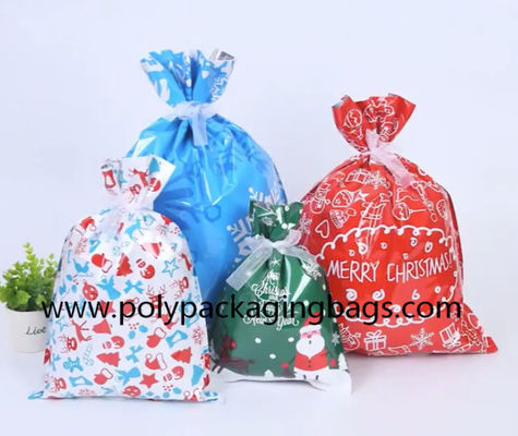 Bolsos del regalo de la Navidad del lazo para el empaquetado del caramelo