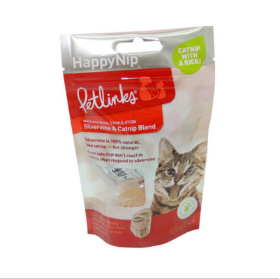AL Ziplock PE Cat Food Bag que se puede volver a sellar del ANIMAL DOMÉSTICO de 200 micrones