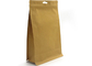 El Ziplock inferior plano aluminizado del papel de Kraft empaqueta para el embalaje del polvo del té