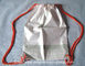 Aduana blanca de empaquetado personalizada de la mochila del lazo del regalo plástico