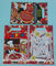 Bolsos plásticos del regalo del paquete de la diversión de la Navidad con las manijas modificadas para requisitos particulares