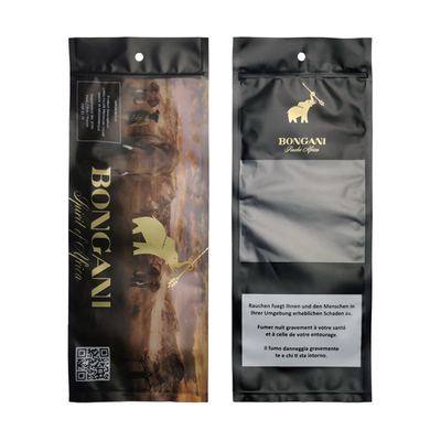 Bolsas de humidor de cigarrillos Ziplock personalizadas con sistema hidratado y ventana de visualización 90 días de conservación 20 cigarrillos de capacidad