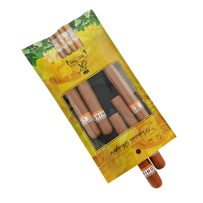 Bolsas de humidor de cigarrillos con cerradura por cremallera impresas a medida de fábrica 69% ~ 75% RH
