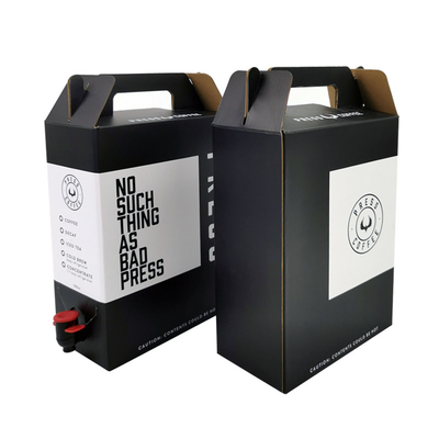 Dispensador de caja de papel desechable de 1 L, 2 L y 3 L, jugo en bolsa, bebida de café caliente, embalaje líquido