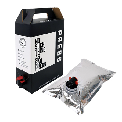 Dispensador de caja de papel desechable de 1 L, 2 L y 3 L, jugo en bolsa, bebida de café caliente, embalaje líquido