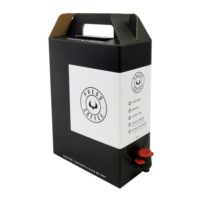 Dispensador de caja de papel desechable de 1 L, 2 L y 3 L, jugo en bolsa, bebida de café caliente, embalaje líquido