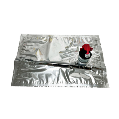 Embalaje en caja de 1L de aluminio para bolsas de bebés, con grifo de dispensador, adecuado para bolsas de embalaje de jugo líquido, vino, café y aceite de oliva, con grifo para bebés
