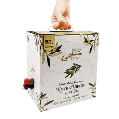 Eco amigable 1l 3l 5l Reutilizable Bolsa de bebidas en la caja Vino válvula de grifo Agua Jugo de café Leche Bolsa de bib en la caja Dispensador Embalaje relleno