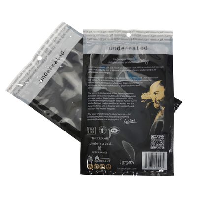 Bolsas de plástico humidificadoras para empaquetado de tabaco personalizado, humidores para cigarros humidificados para 5-6 cigarros con higrómetro y divisor