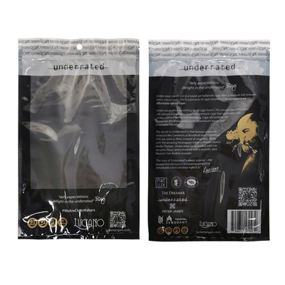 Bolsas de plástico humidificadoras para empaquetado de tabaco personalizado, humidores para cigarros humidificados para 5-6 cigarros con higrómetro y divisor