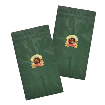 Bolsas de cigarrillos de humidificación de plástico con cerradura por cremallera