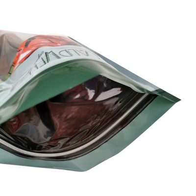 Bolsa de embalaje de plástico hidratante con ventana clara
