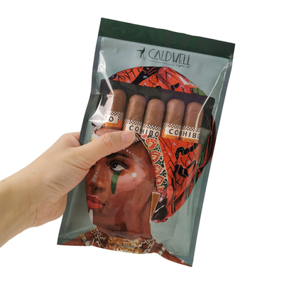 Bolsa de embalaje de plástico hidratante con ventana clara